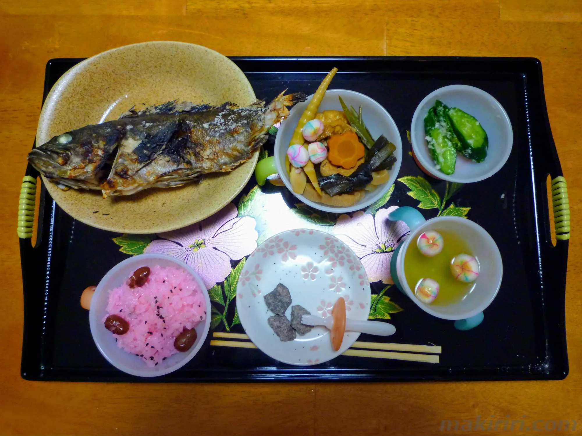 百日のお食い初め