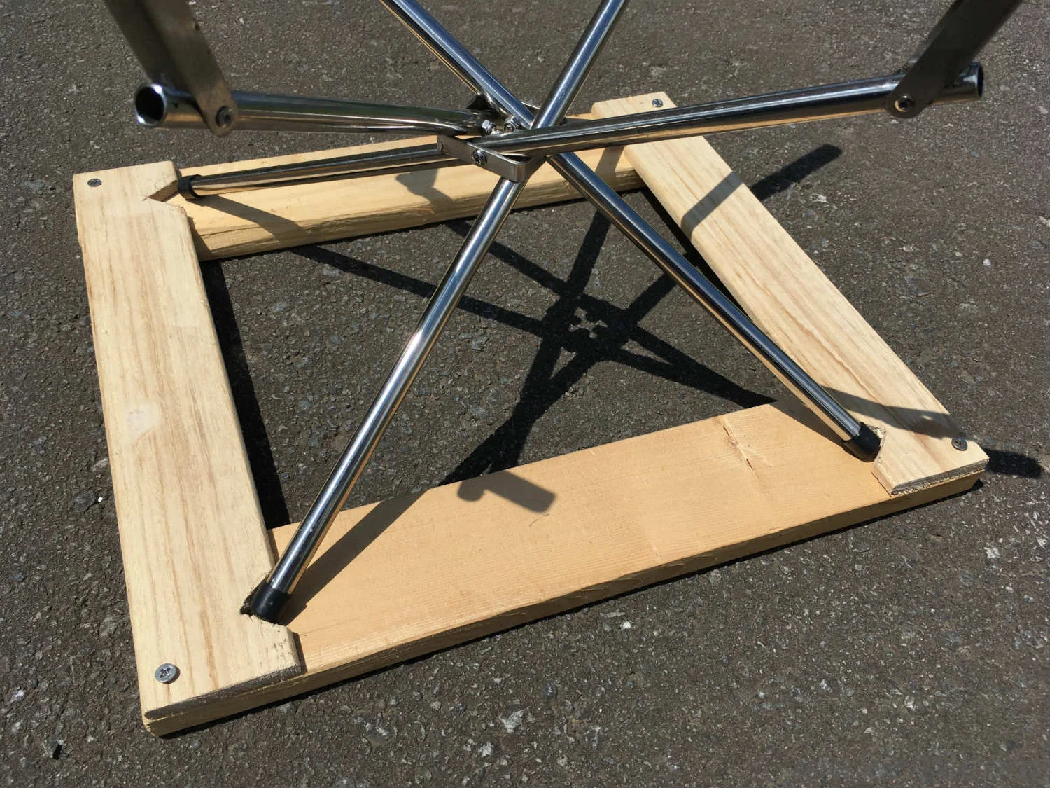 自作したファイヤーグリルスタンド