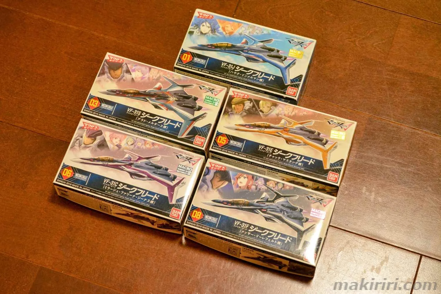 メカコレ VF-31 Δ小隊