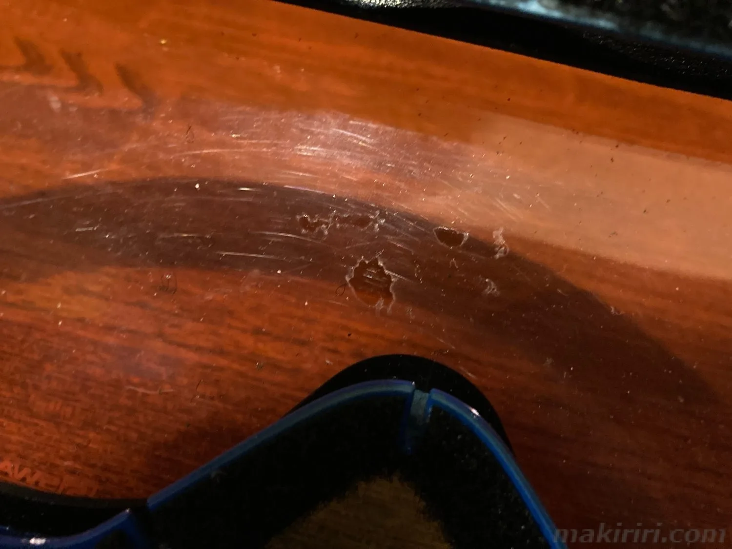 ゴーグル 劣化 コーティング剥がれ