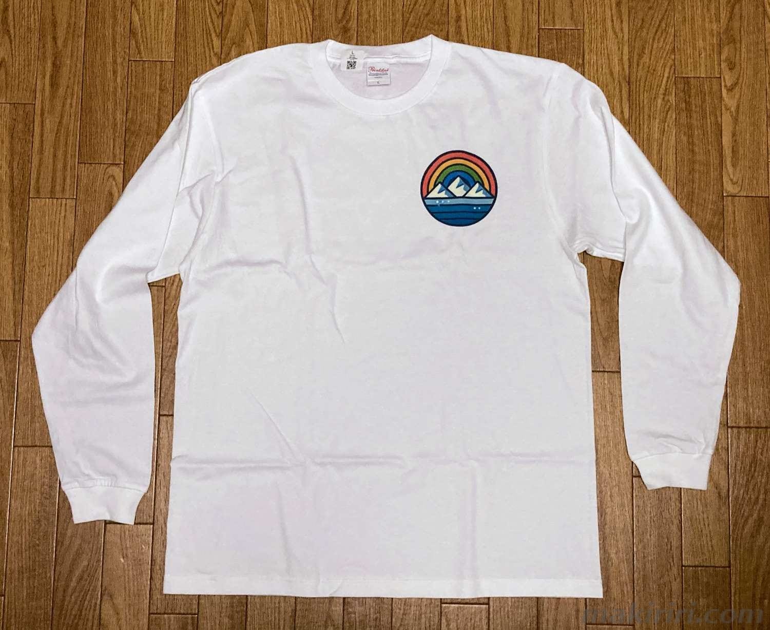 makiriri.com公式オリジナルグッズ ロングTシャツ