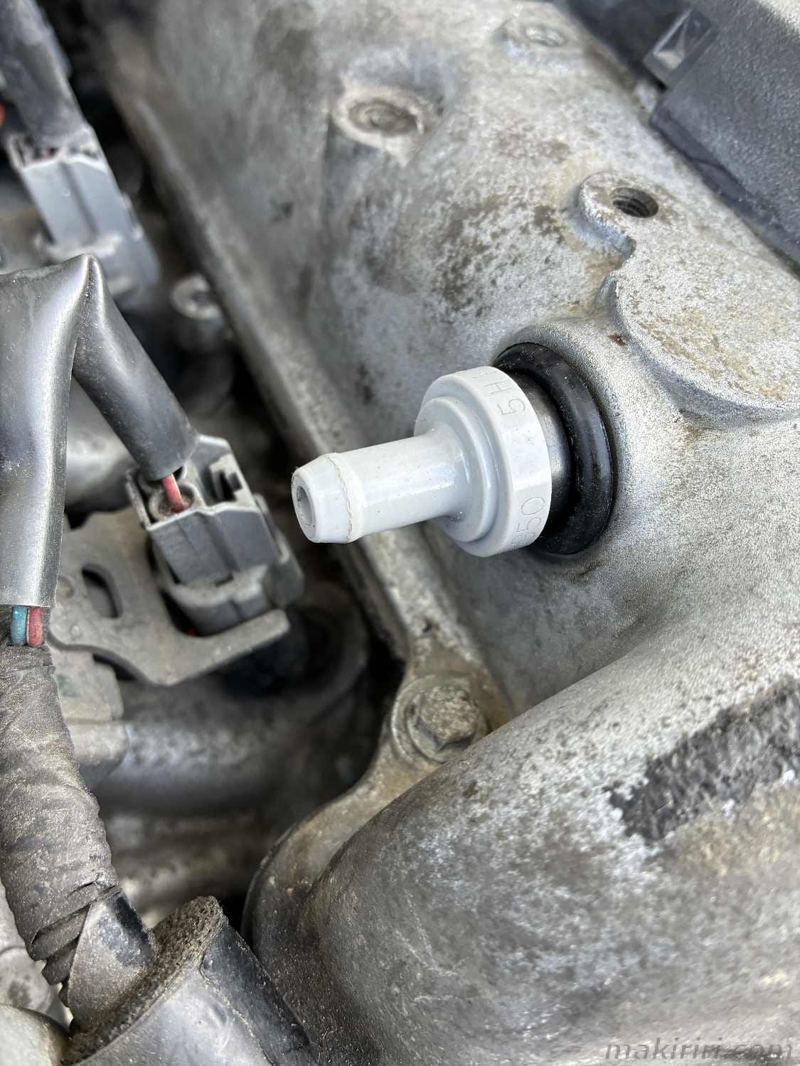 JB23W PCVバルブ ガスケット交換